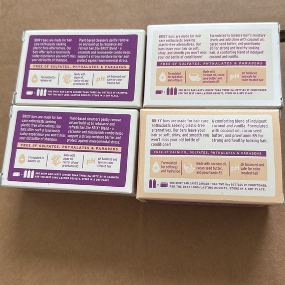 Balance Shampoo and Conditioner Set - Purple and Tan - Picture 2 of 4